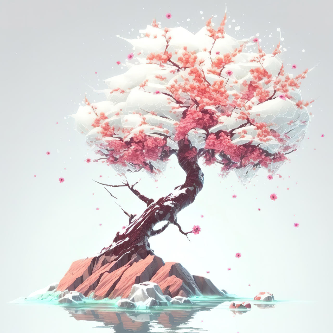 Abstract Cherry Abstract Cherry Blossom by FractaliciousAI on DeviantArt