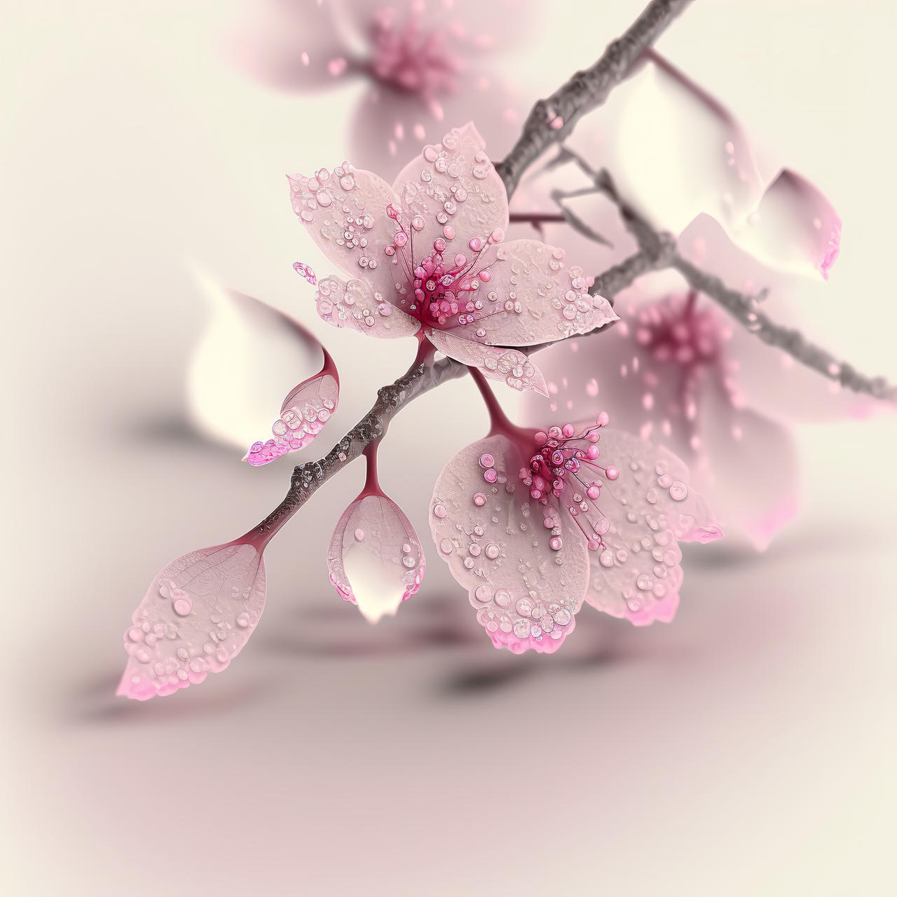 Abstract Cherry Abstract Cherry Blossom by FractaliciousAI on DeviantArt