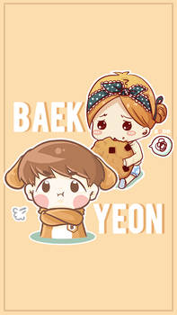 baekyeon chibi { lockscreen }