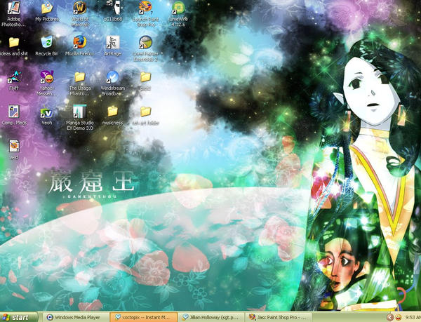 Aidio's desktop