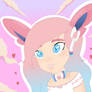 Redraw- Humanized Sylveon