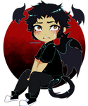 akira fudo: DEVILMAN by marshmalloweeen