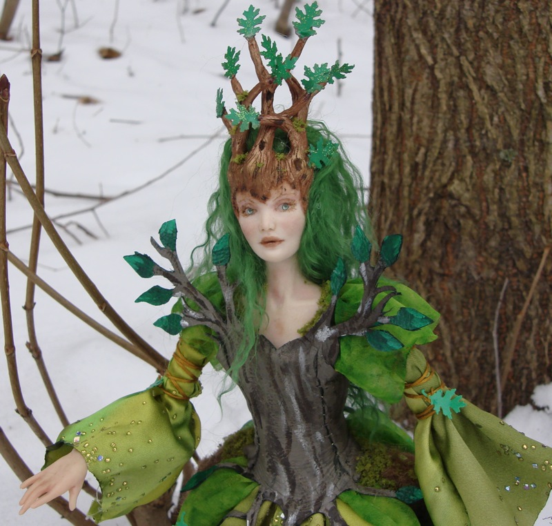 Poseable Dryad in progress 2