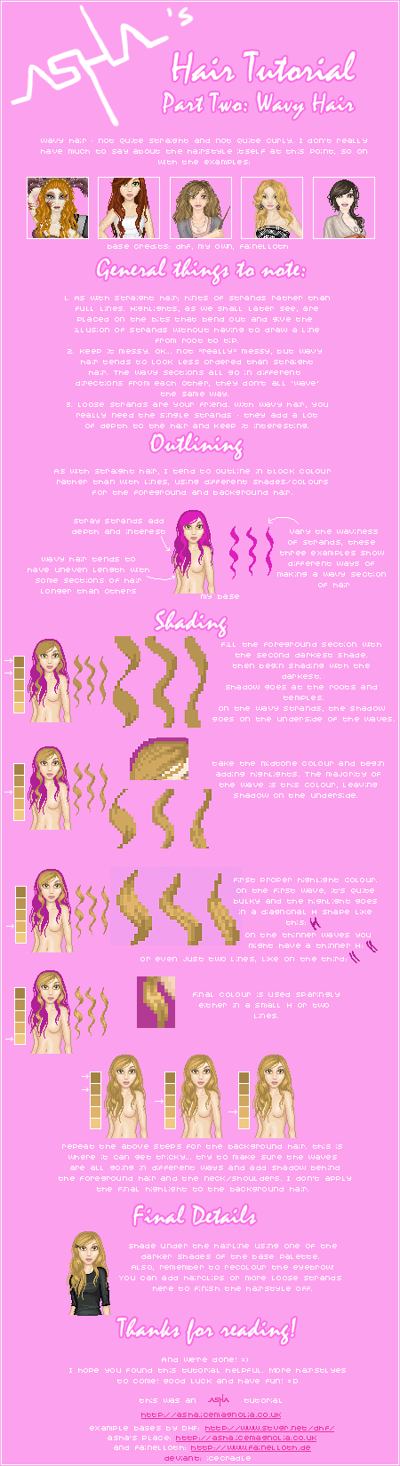 Asha's Hair Tutorial 2 - wavy