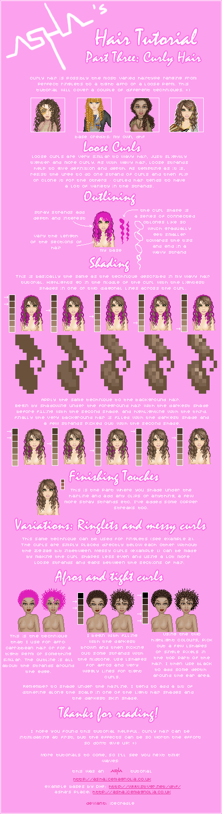 Asha's Hair Tutorial 3- Curly