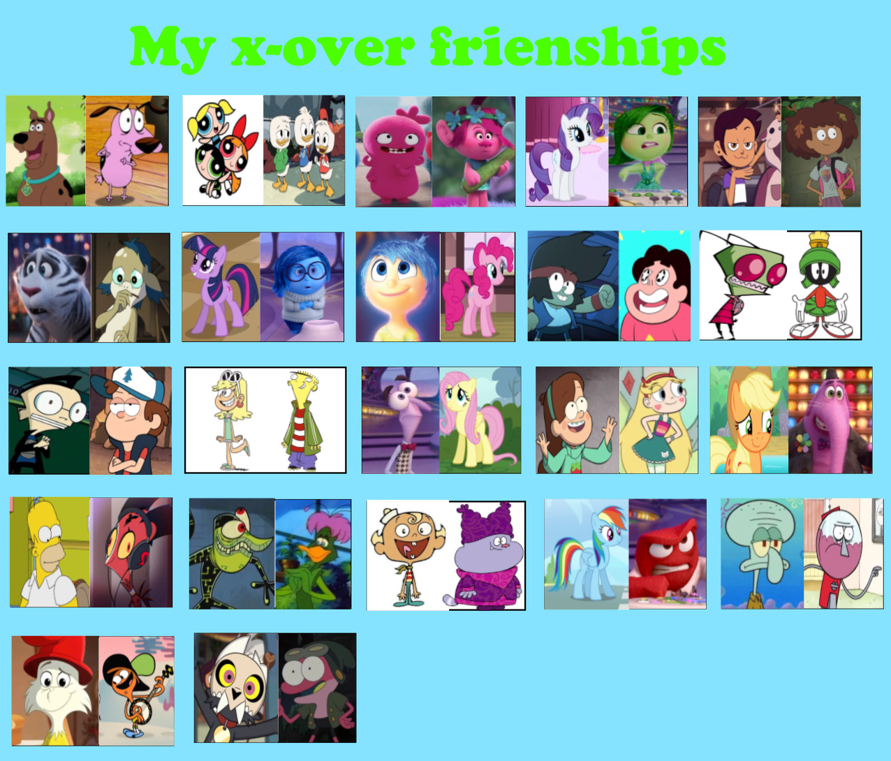 Crossover Friendships by LovesickPearl on DeviantArt