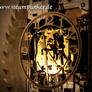 steampunk wall clock wanduhr
