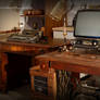 Steampunk workstation PC, Display, Mouse...