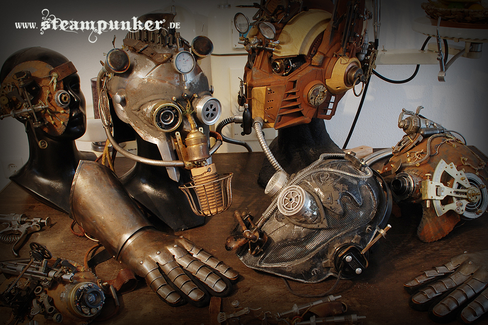 Steampunk helmet and mask