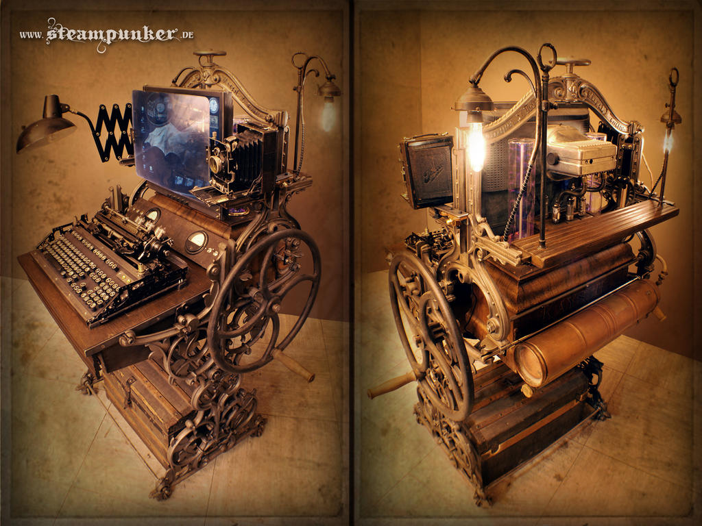 Steampunk Computer by steamworker on DeviantArt