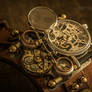 Steampunk watch - time machine III