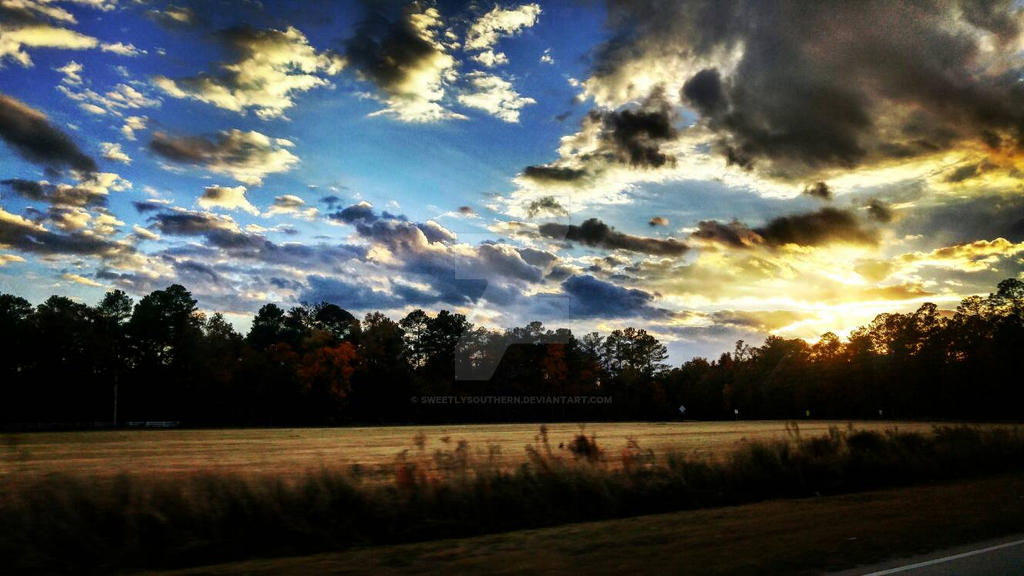 A Thanksgiving Day Sunset 