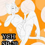ych kitty with yarn