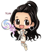 SNSD Yuri Kissing you Chibi png