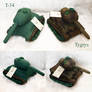 Plush WWII tanks