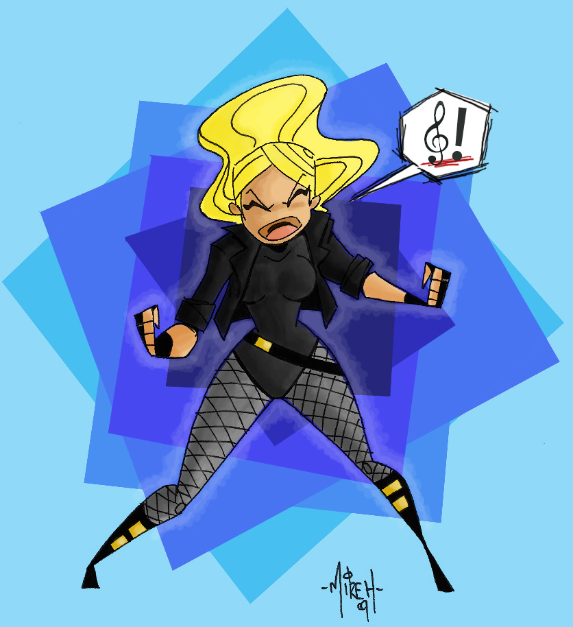 Black Canary - Coloured