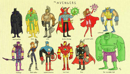 The Avengers by tyrannus