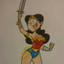 Wonder Woman marker sketch