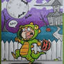 Trick or Treat sketch card