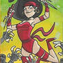 Elektra sketch card