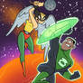 Hawkgirl vs Green Lantern