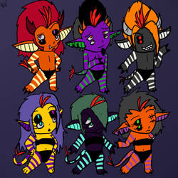 Halloween Chibi Ranbarians 1