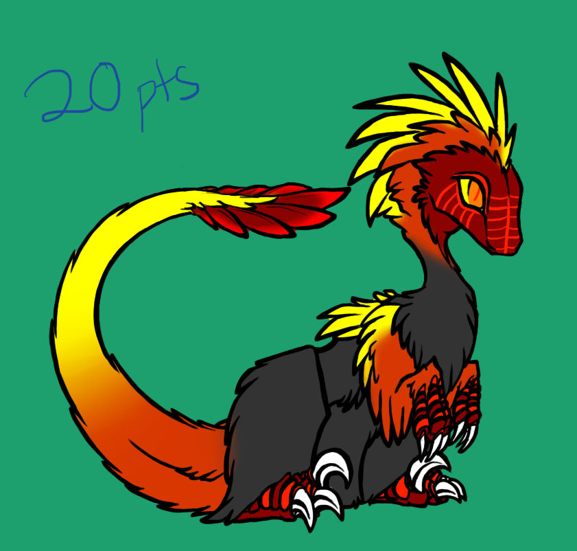 Raptor Adopt 1 by TrickyGreaser on DeviantArt