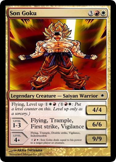 dragon ball mtg cards MTG: Son Goku