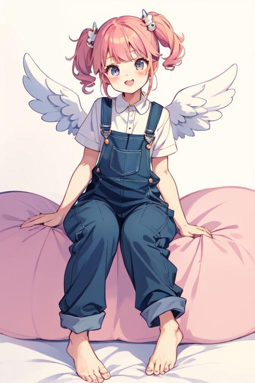 Angel in Overalls 1 by Mochamonster-X9 on DeviantArt