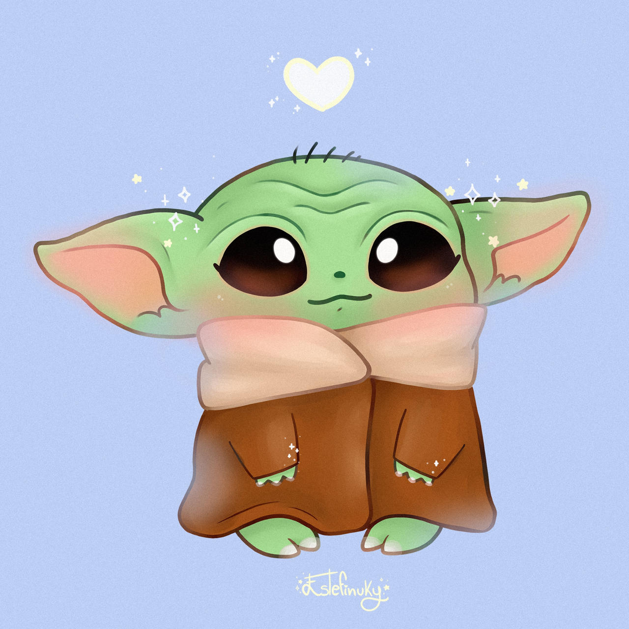 Baby Yoda By Estefinuky On Deviantart Baby Yoda By Estefinuky On Deviantart