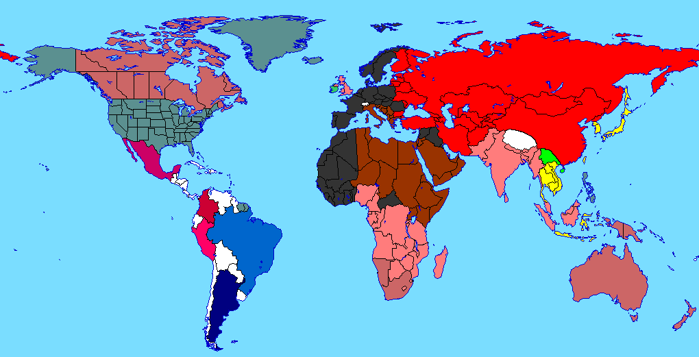 Wolrd Alternate Map 1945