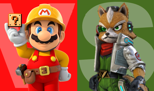 Super Mario Maker vs Star Fox Zero