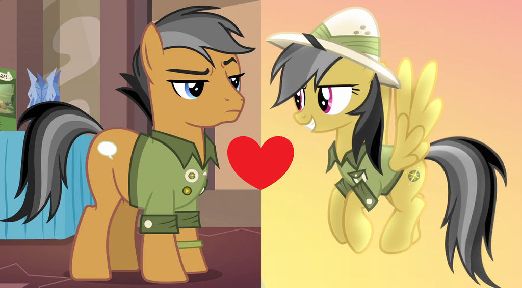 Quibble Pants x Daring Do (Smileverse)