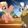 Somnambula and Zecora visit the Pyramids