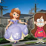 Mabel Pines and Sofia The First in Piedmont, CA