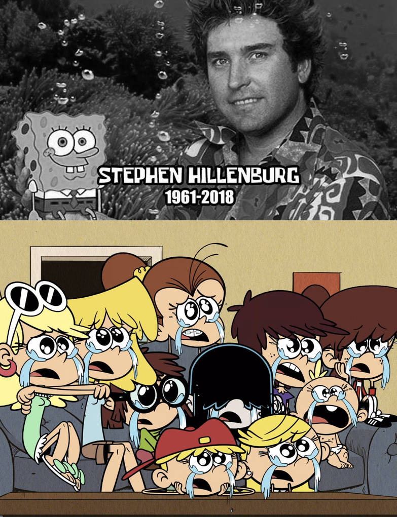 Loud Sisters crying for Stephen Hillenburg's Death by 3D4D on DeviantArt