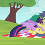 Twilight and Comet: Picnic Couple