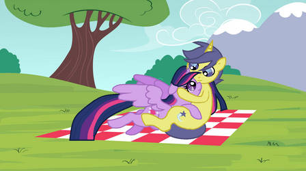 Twilight and Comet: Picnic Couple