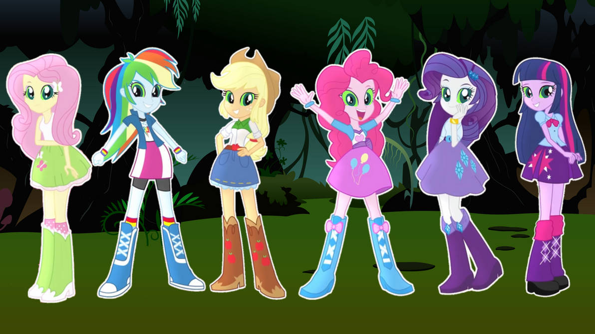 Changeling Humane Six by 3D4D on DeviantArt
