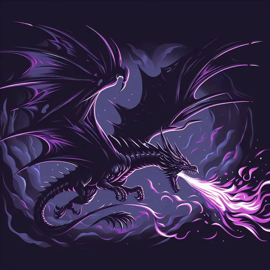 Shadow Dragon 1 by 3D4D on DeviantArt