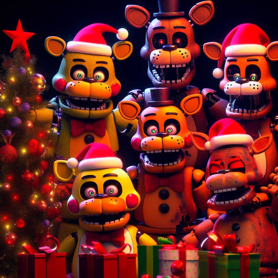 Five Nights At Freddy's: Early Christmas (2) by 3D4D on DeviantArt