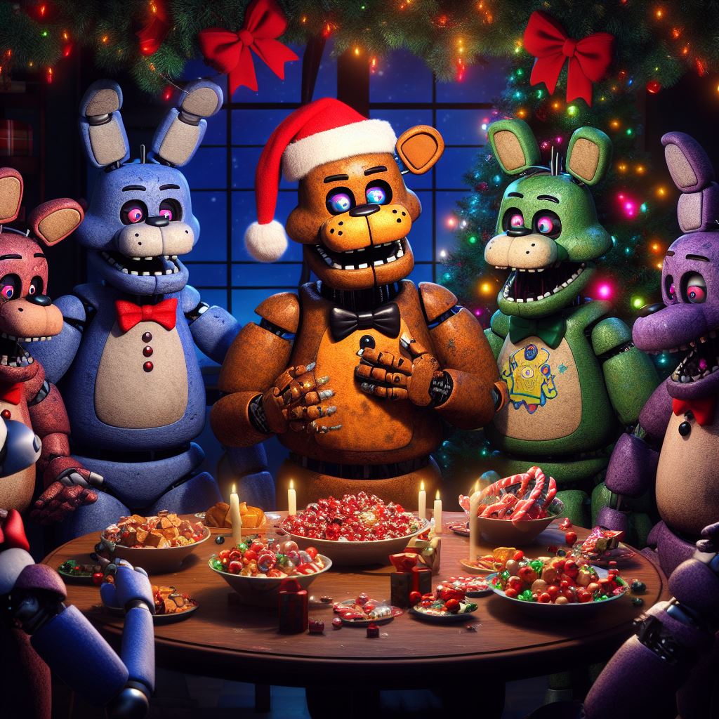 Five Nights At Freddy's: Early Christmas (2) by 3D4D on DeviantArt