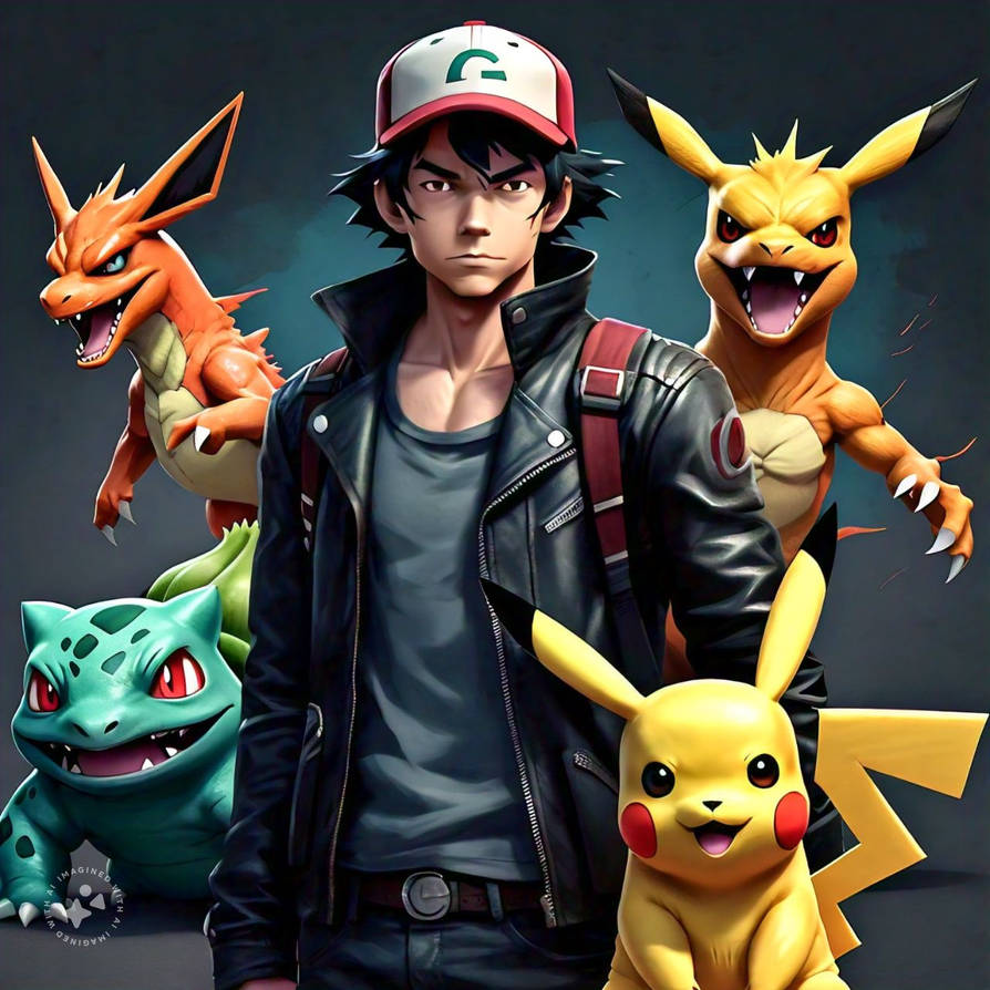 Ash Ketchum: Edgy Pokemon Trainer by 3D4D on DeviantArt