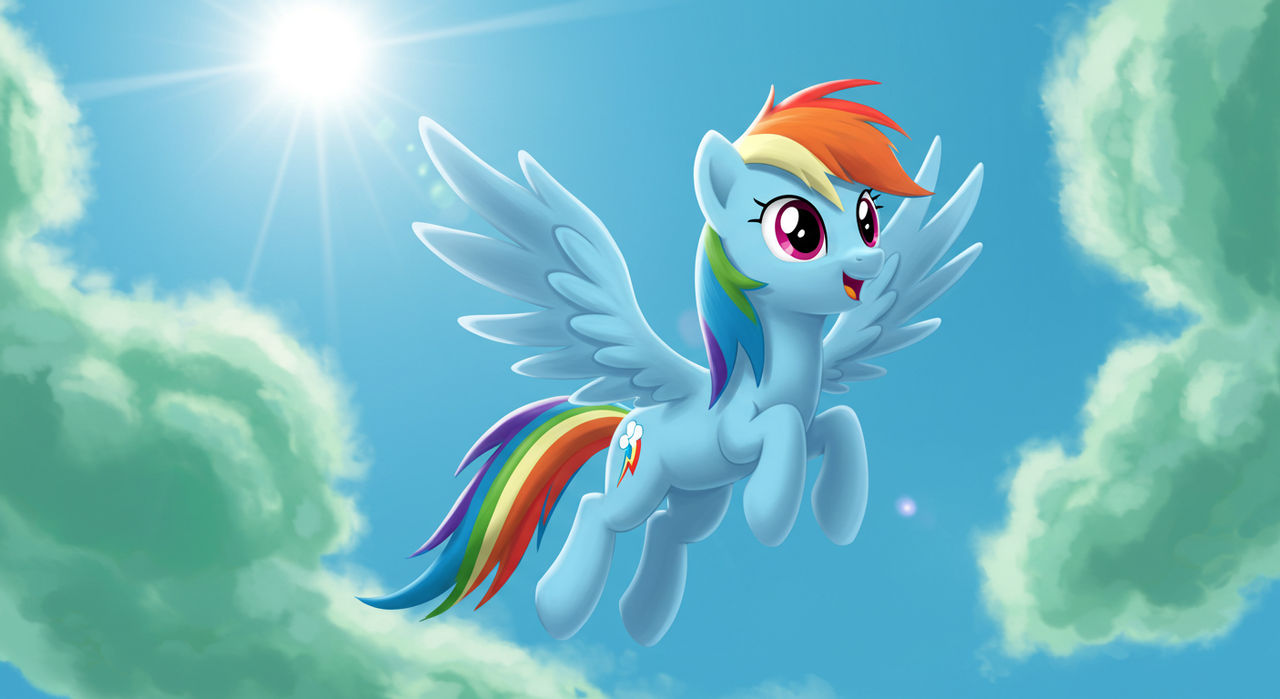 Rainbow Dash Flying By 3D4D On DeviantArt rainbow-dash-flying-by-3d4d-on-deviantart