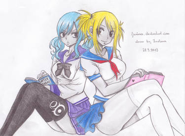 Lucy Heartfilia and Juvia Loxar