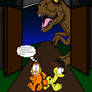 Jurassic Garfield Theatrical Poster