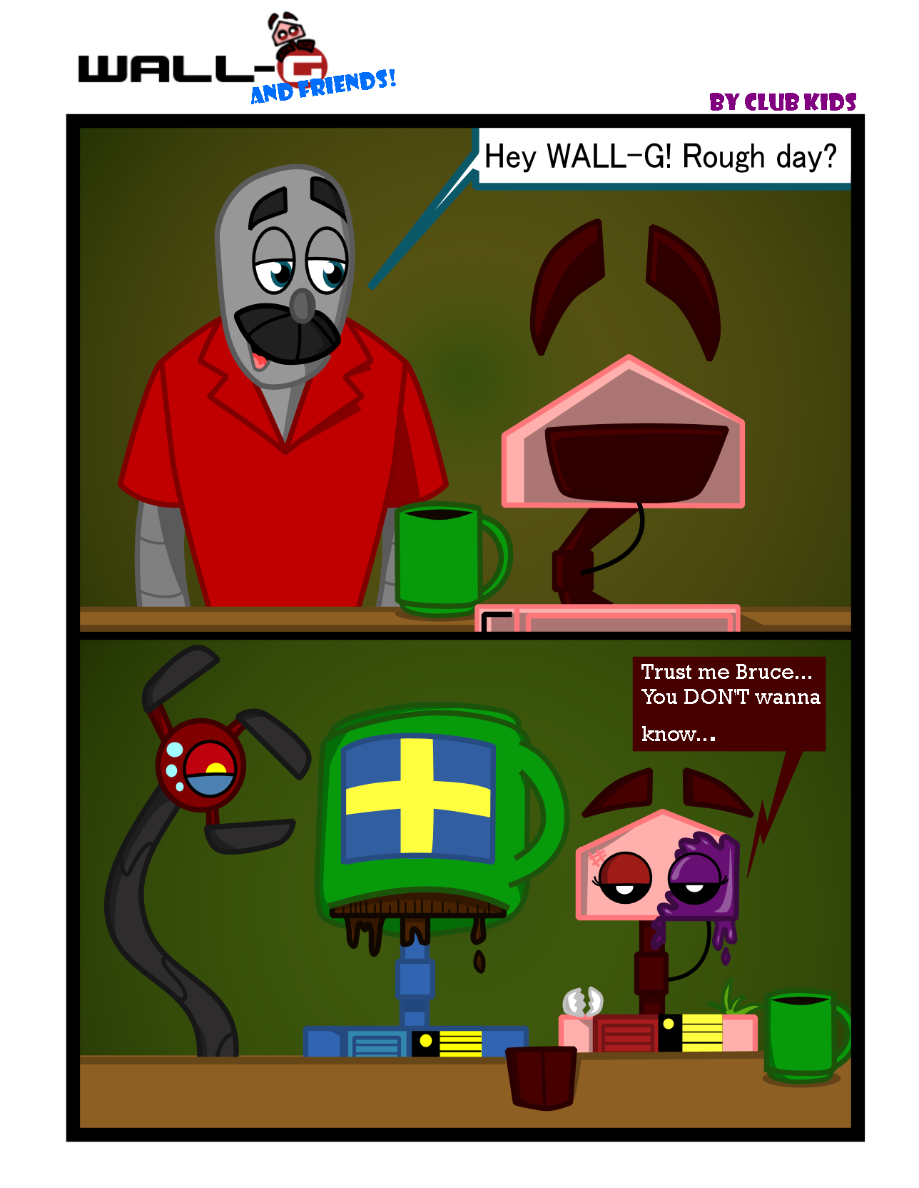 Arttrade 13 Wall G And Friends 1 By Clarktooncrossing On Deviantart