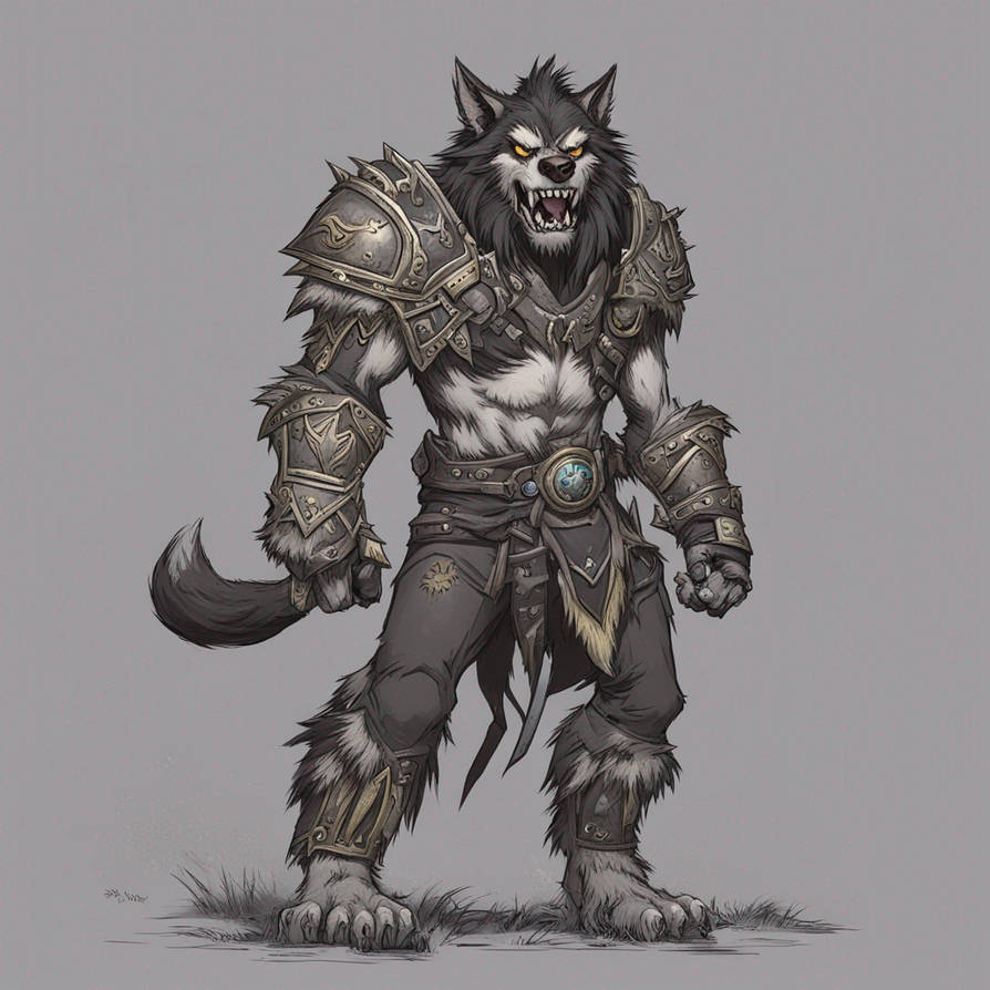 World of Warcraft Worgen x3