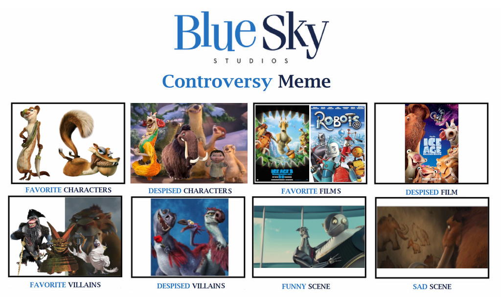 My Blue Sky Studios Controversy Meme By Madsceptictrooper On Deviantart
