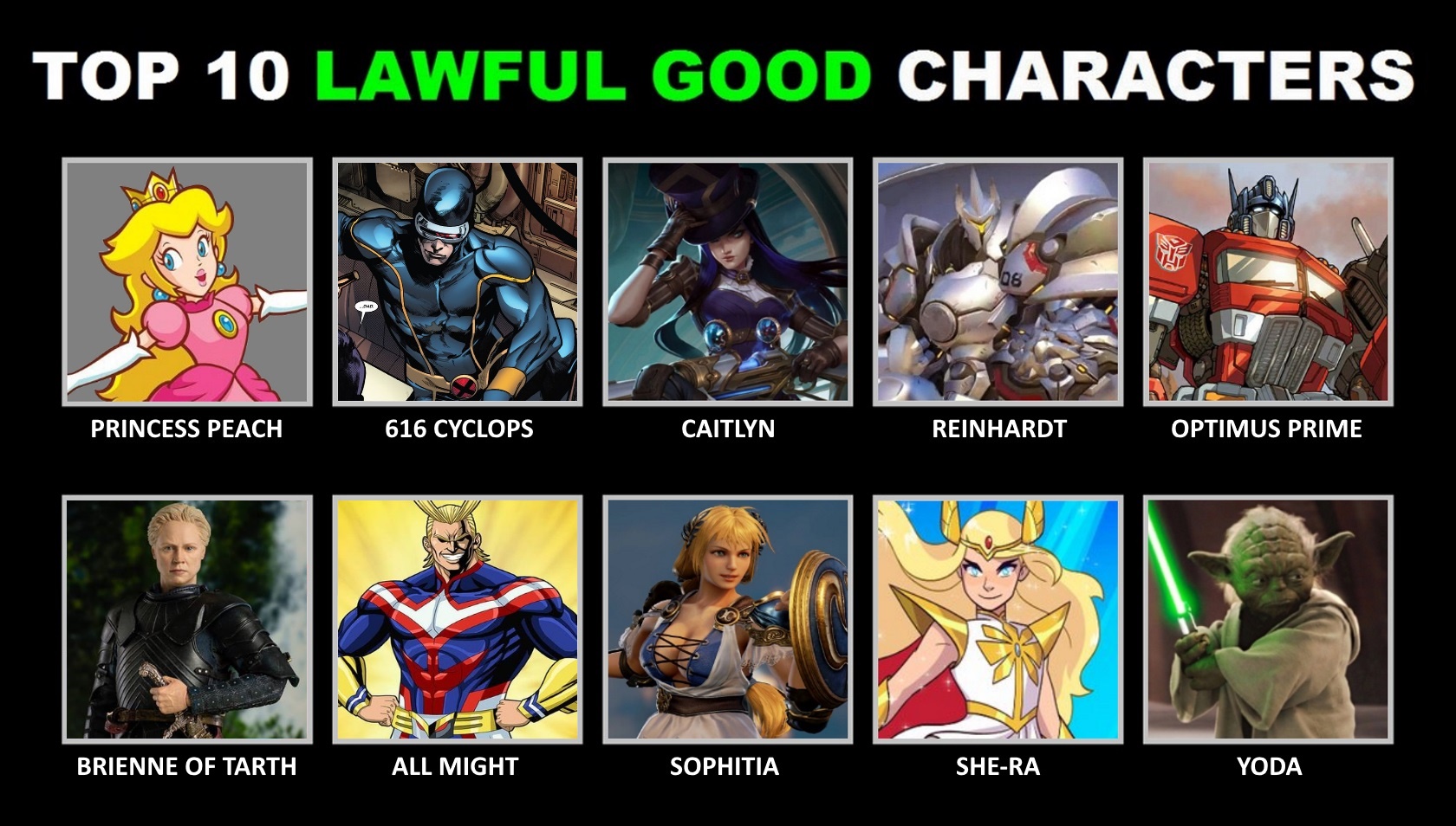 Reputable Characters Random Characters Lawful Good 3 by ScrewBattle on DeviantArt